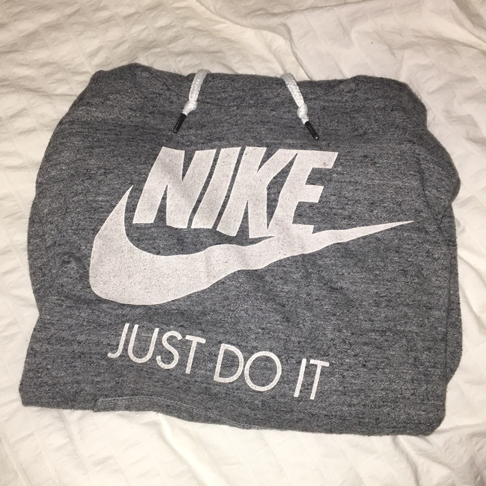 Nike gray hoodie!!